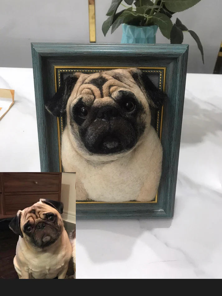 Framed Pet Portrait-Dog